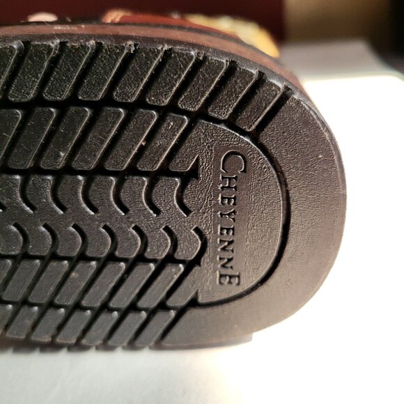 NEW WOMANS CHEYENNE LEATHER WESTERN RODEO COWBOY BOOTS SZ 9 - Picture 11 of 13